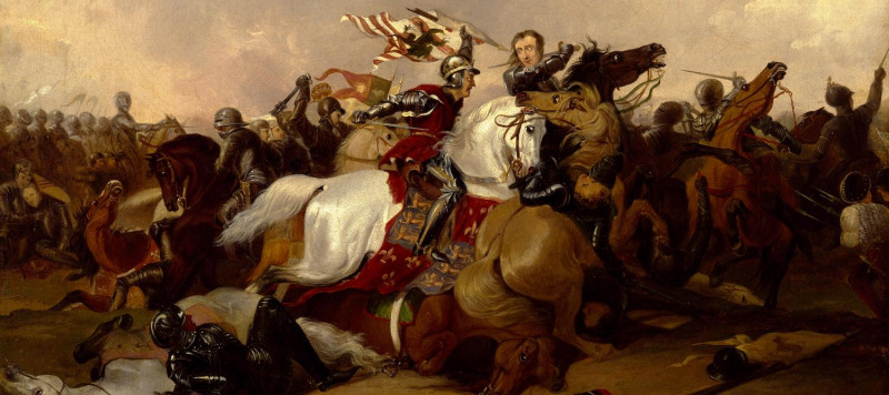 Painting of the Battle of Bosworth