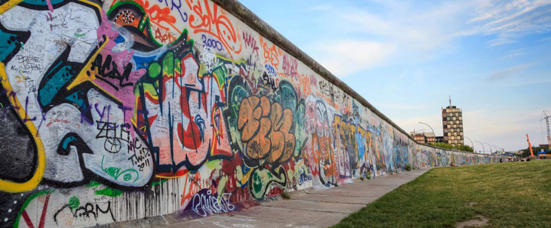 The Berlin Wall, credit: Shutterstock / Noppasin Wongchum 