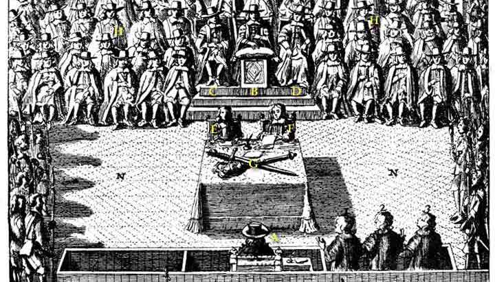 Charles I on trial